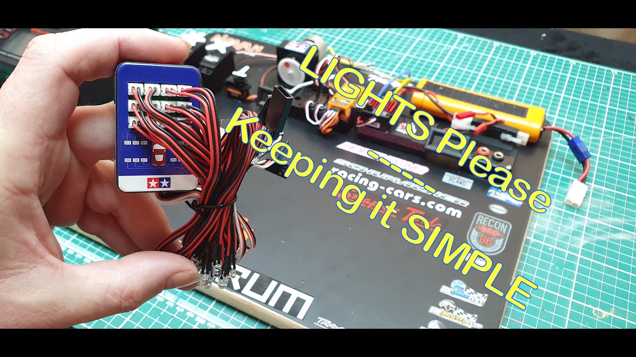 A Budget 3 RC Channel Light Kit  - for RC Drift Car, Tank, Truck, Boat etc