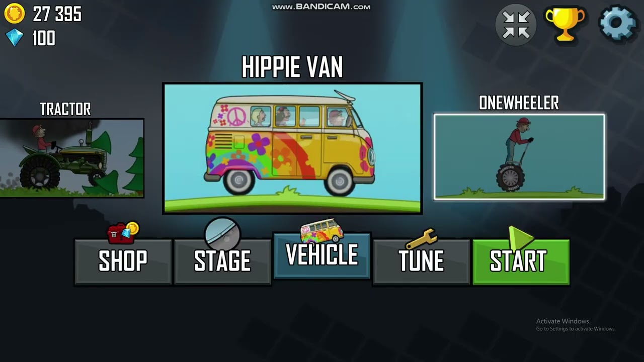 Hill climb racing