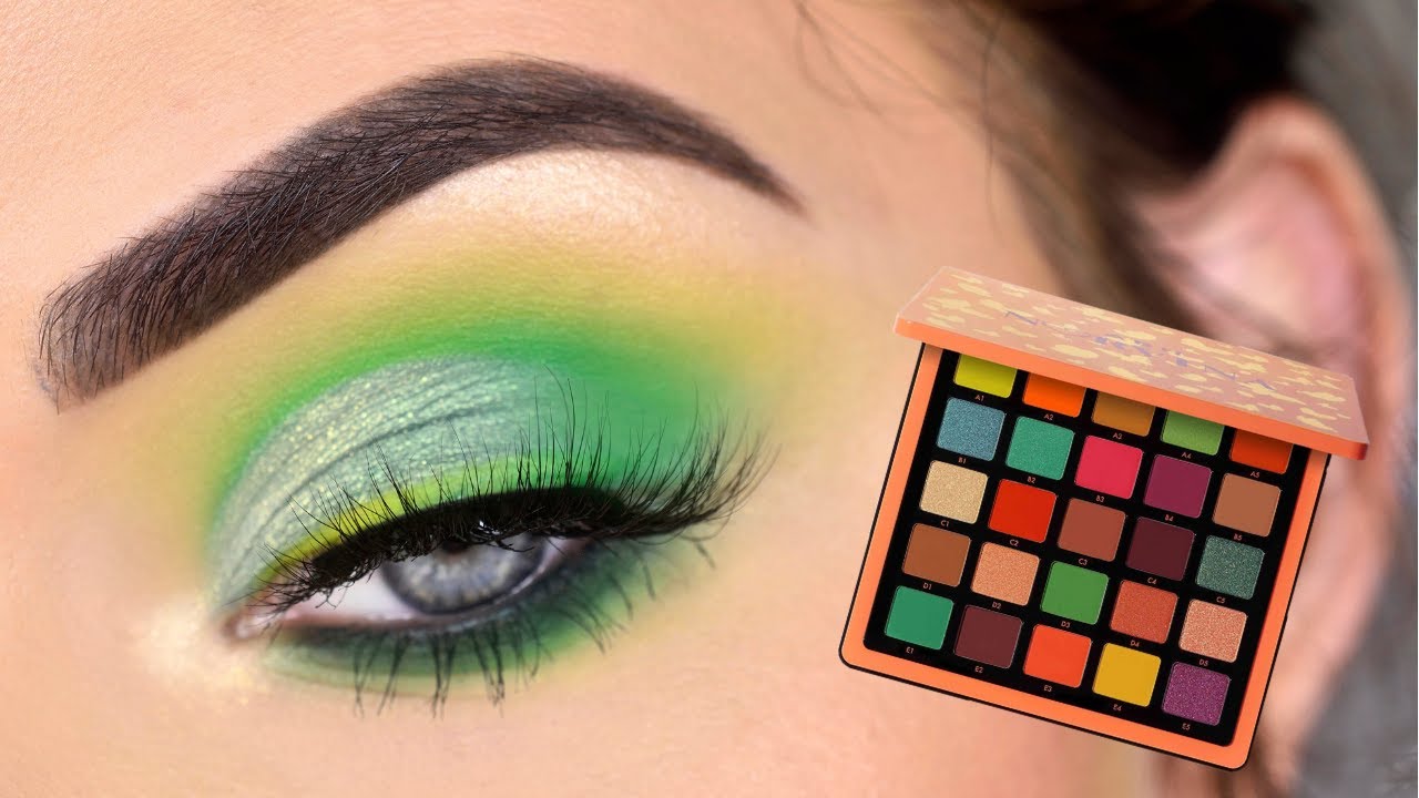 ABH Norvina Pro Pigment Vol 3 Palette | Green Eye Makeup Tutorial