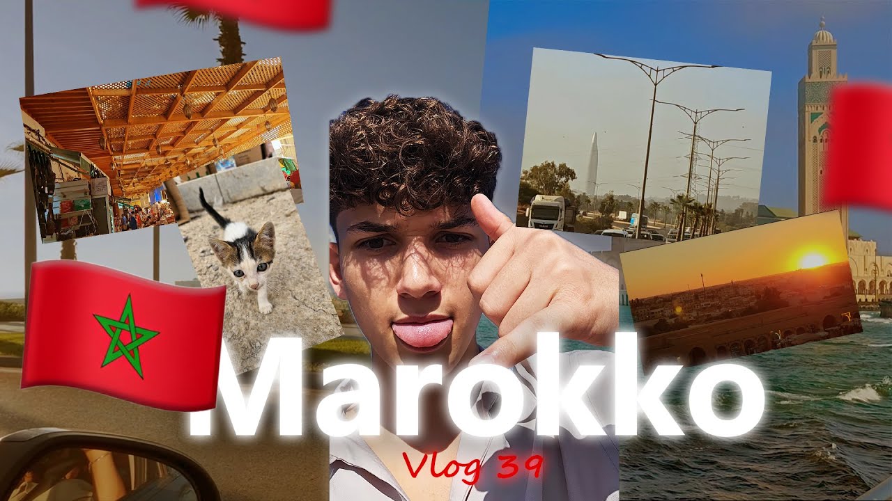 Marokko Vlog, Foodmarket, größte Moschee und  von Marokko bis Amerika gucken | Vlog 39 | Funny Faris
