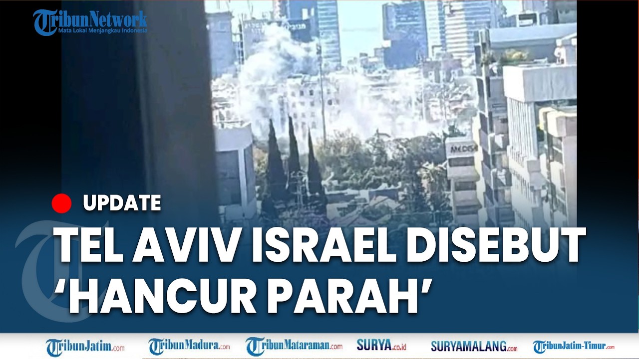 🔴IRAN BOMBARDIR TEL AVIV, Warga Israel Berlindung di Bunker, Politisi Inggris Klaim Kehancuran Parah