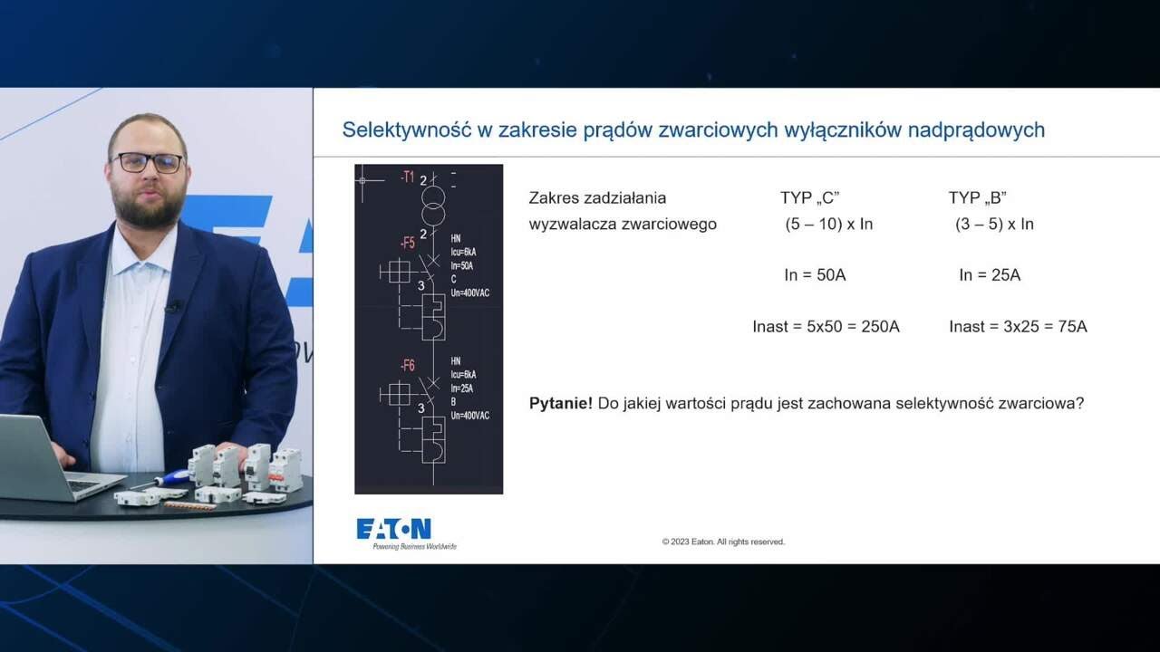 Selektywność wyłączników nadprądowych