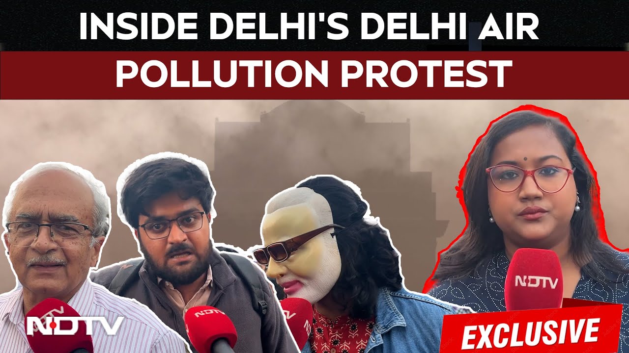 Delhi AQI Today | Delhi Protests at India Gate Over Toxic Air Pollution| Police Detain Activists