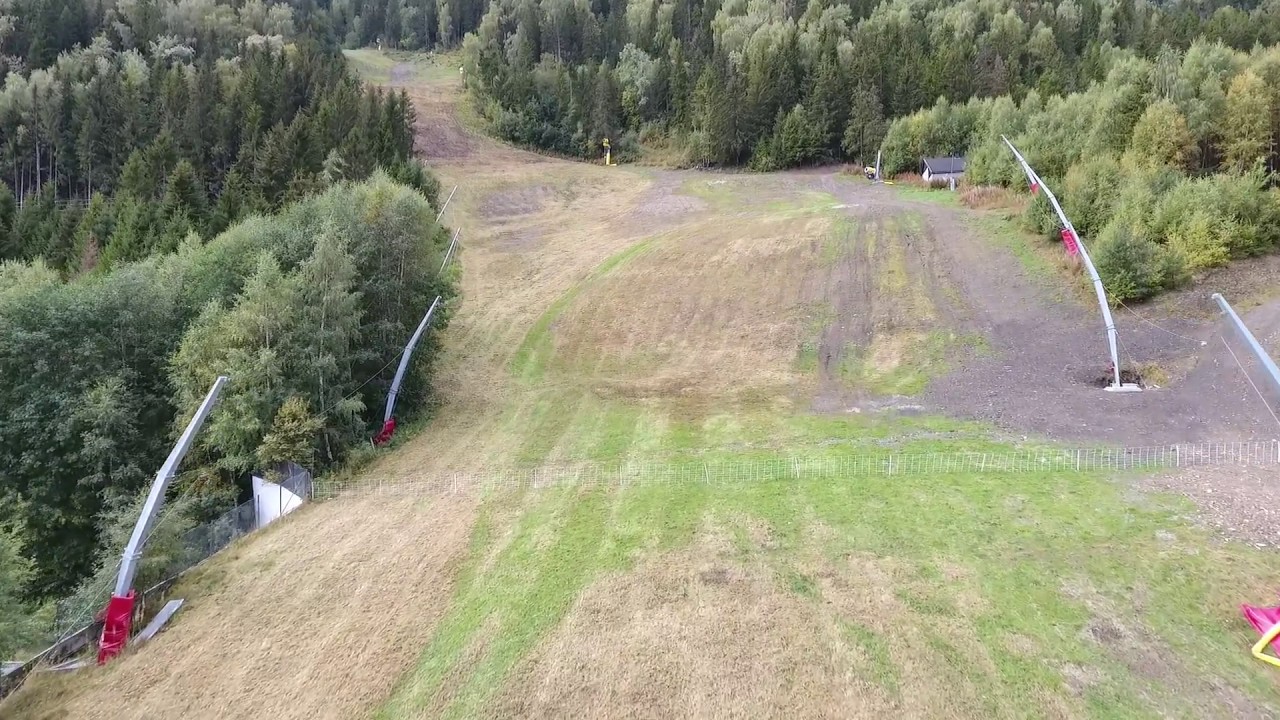 Phantom 4 downhill kvitfjell summertime