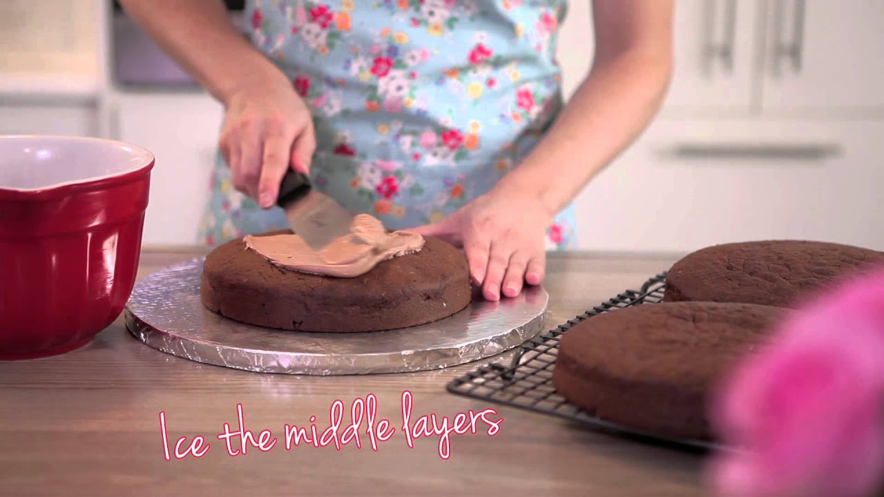 Triple Layer Chocolate Cake