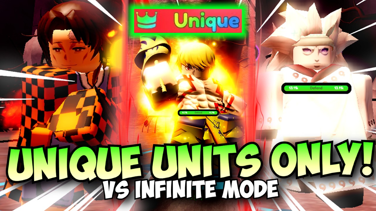 👑New Best Unique Units vs Infinite Mode👑