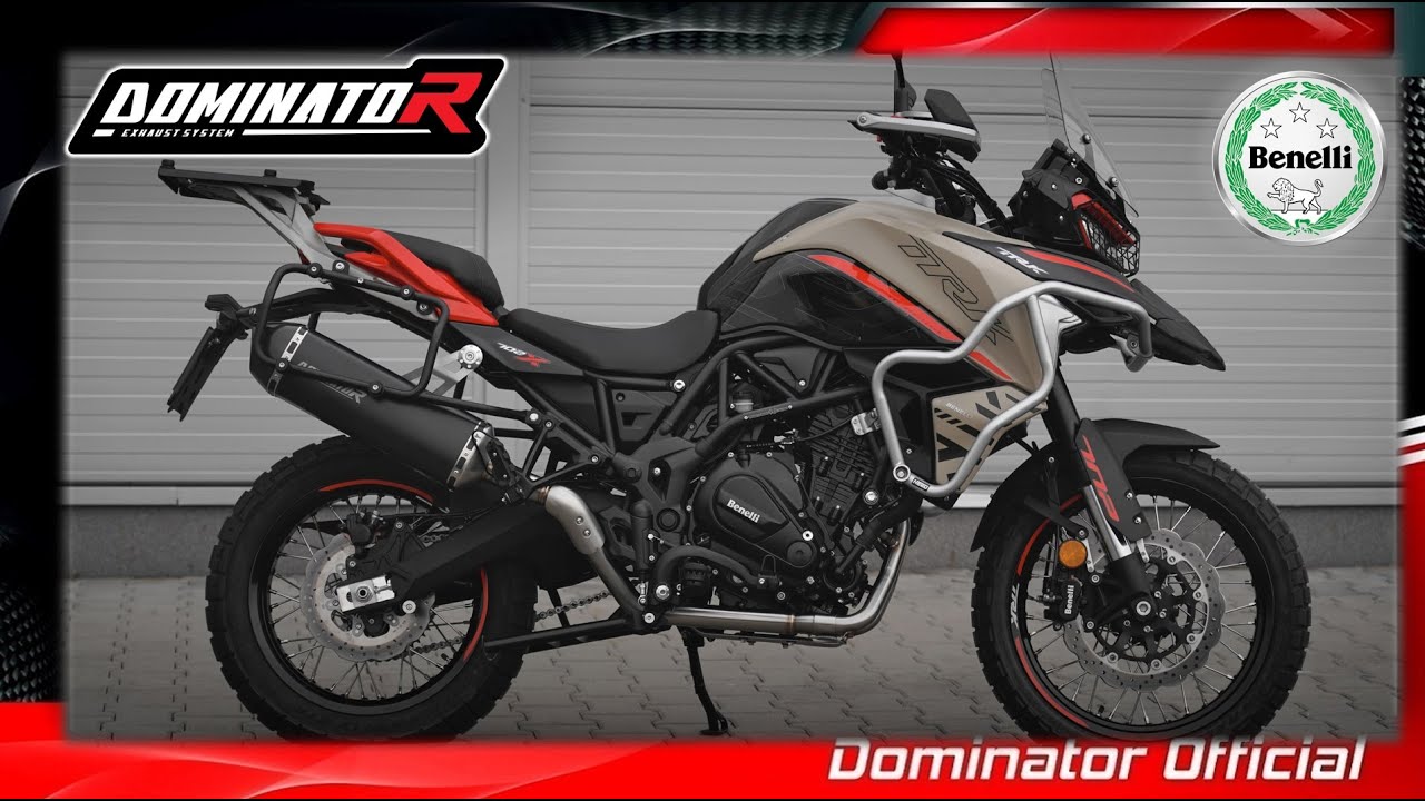 Benelli TRK 702X | Dominator Exhaust Sound | DYNO