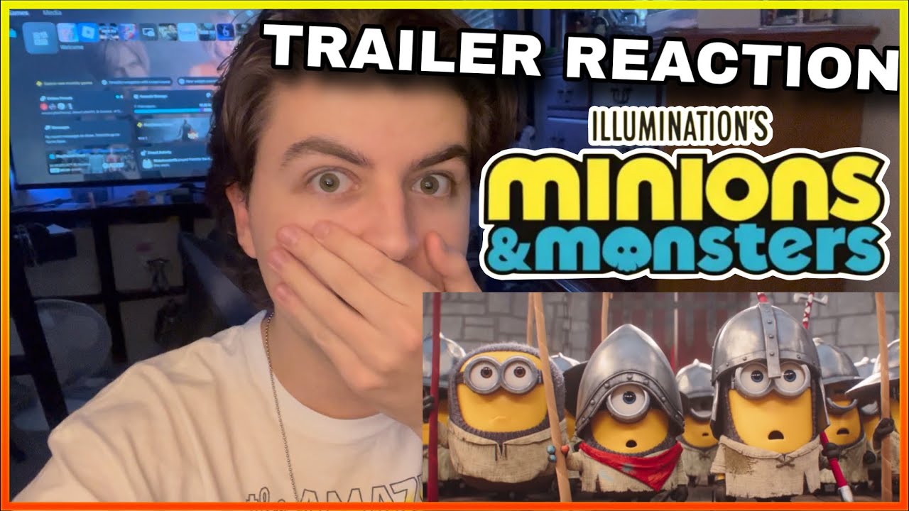 Minions and Monsters TRAILER REACTION (wtf is this…) 