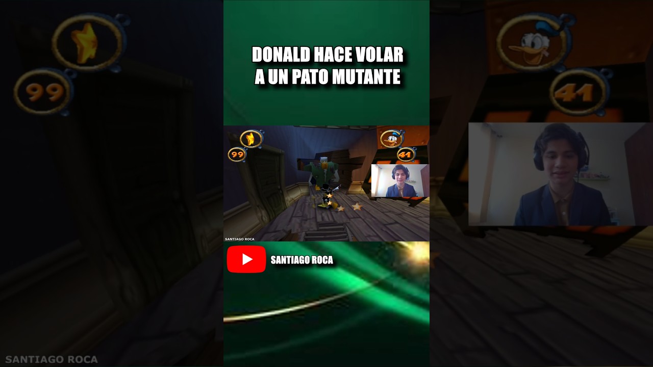 DONALD HACE VOLAR A UN PATO MUTANTE - Donald Duck Goin' Quackers - Santiago Roca 