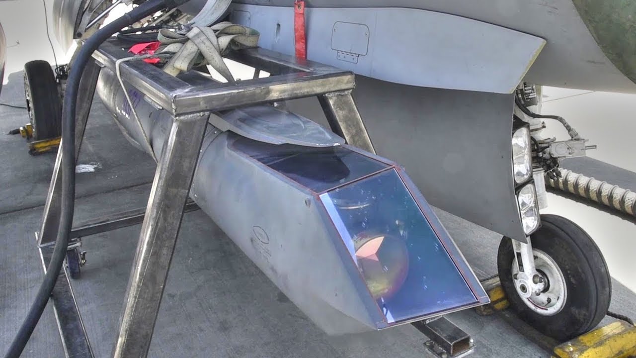Up-close Look of F-16's Targeting Pod. #shorts
