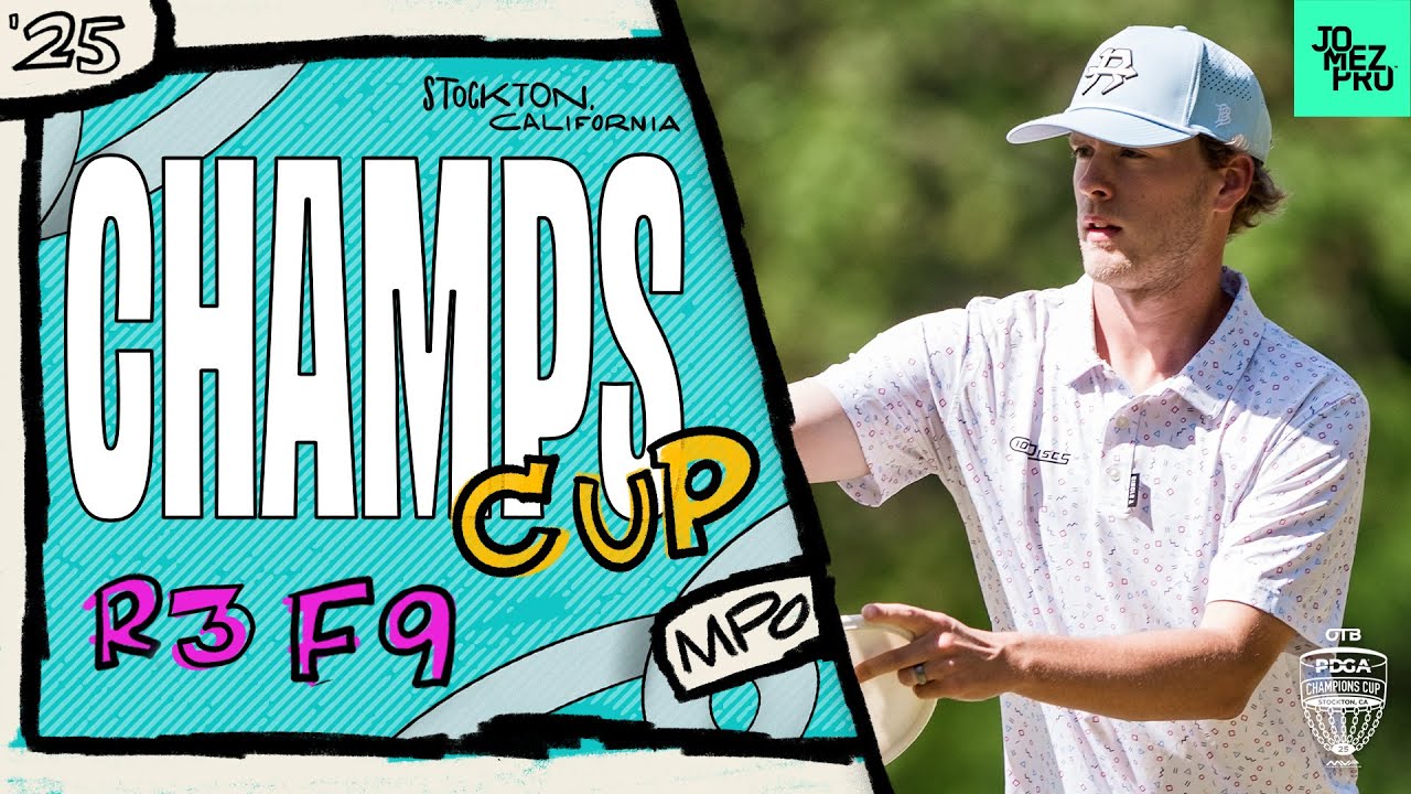 2025 PDGA Champions Cup | MPO R3F9 | Robinson, McBeth, Barela, Wysocki | Jomez Disc Golf