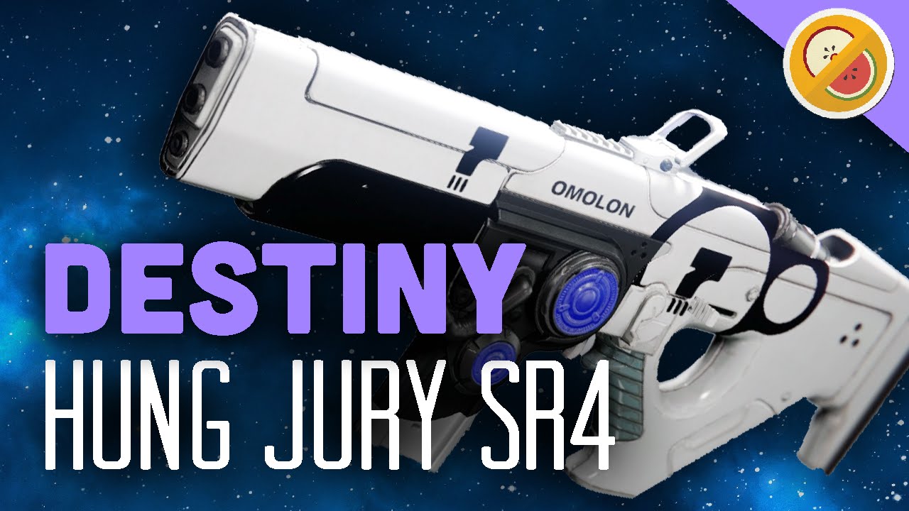 DESTINY Hung Jury SR4 Fully Upgraded Legendary Scout Rifle Review (The Taken King)