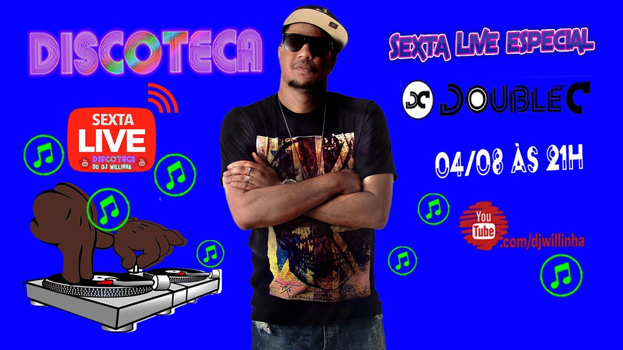 DJ CELSINHO DOUBLE C  Mixa Músicas e Histórias #sextalive nas Aventuras Musicais da Discoteca no YT