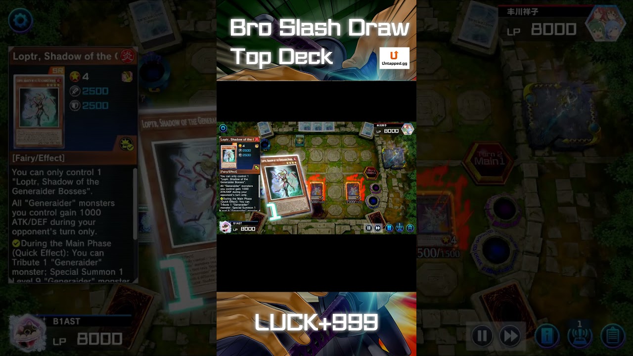 Bro Top Deck Slash Draw in Master Duel 