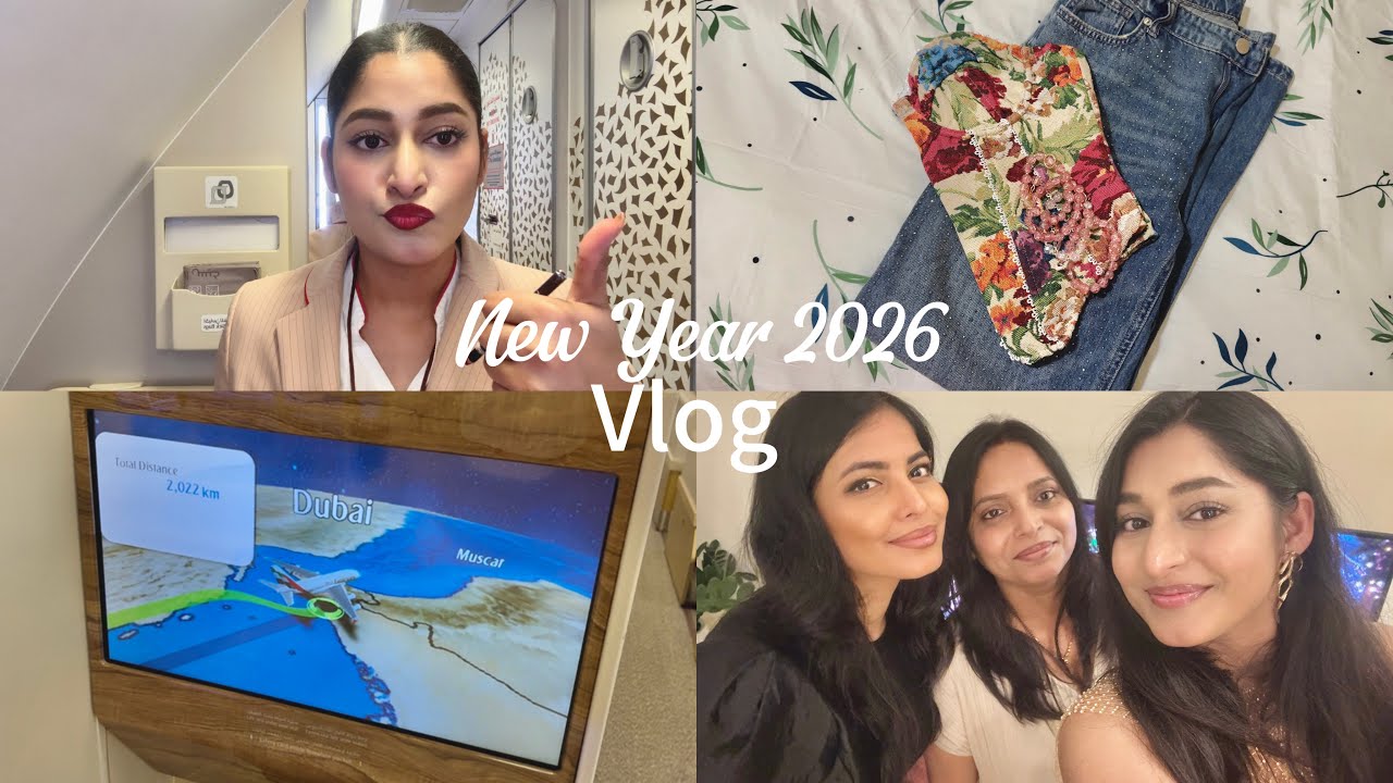 This is How I Spend My New Year✨First Flight Of 2026🛫Vlog🌺
