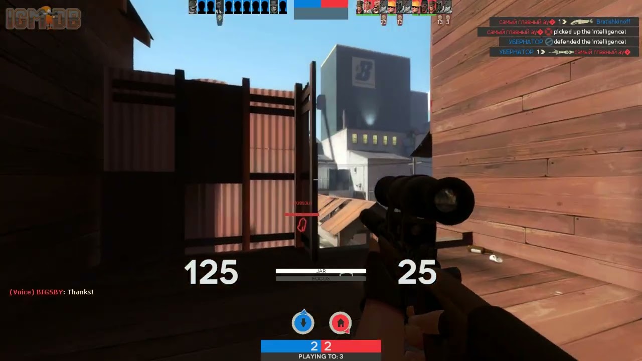 Sniping on 2 fort