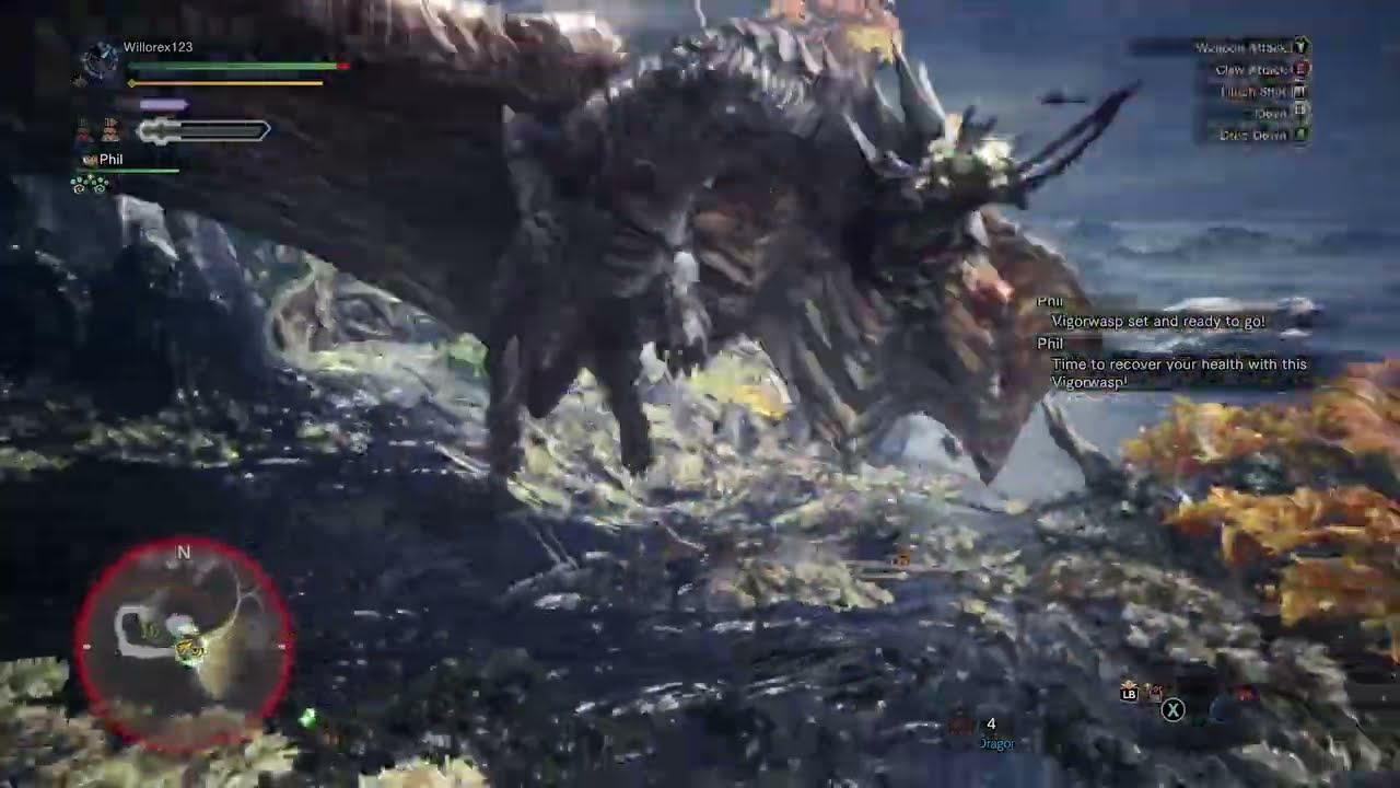 Monster Hunter World: High Rank Kushala Daora Hunt
