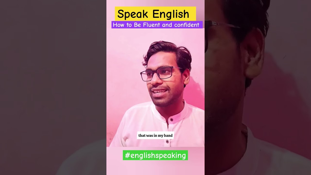 How to be a fluent speaker #englishspeaking