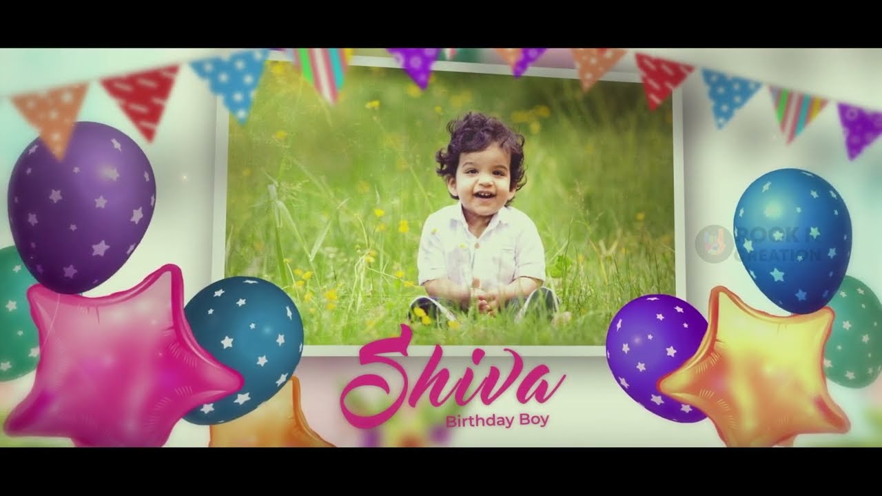 Shiva Birthday Invitation || Save the Date || Birthday Whatsaap Video Invitation || Free Download