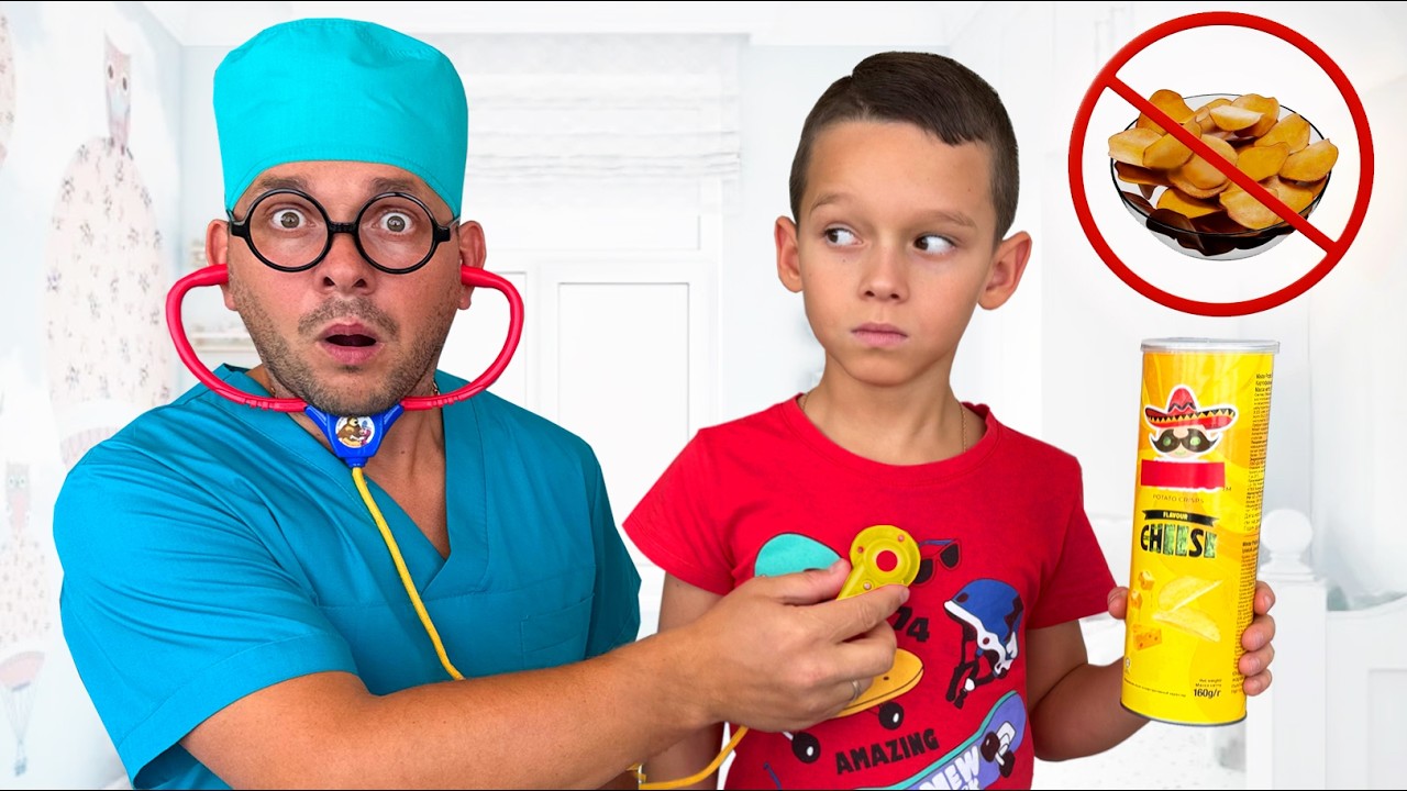 Healthy lessons with Sofia and Max