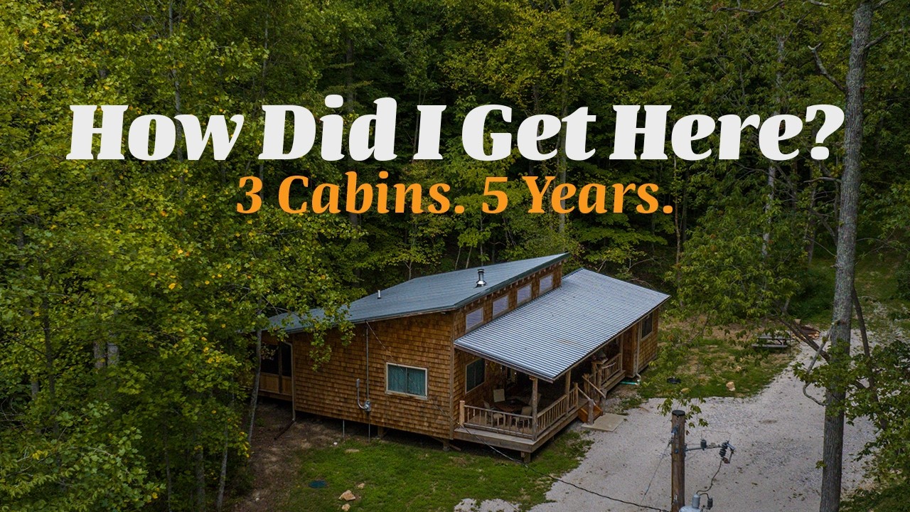 I Built 3 Cabins in 5 years on my 100 Acre Mountain Property