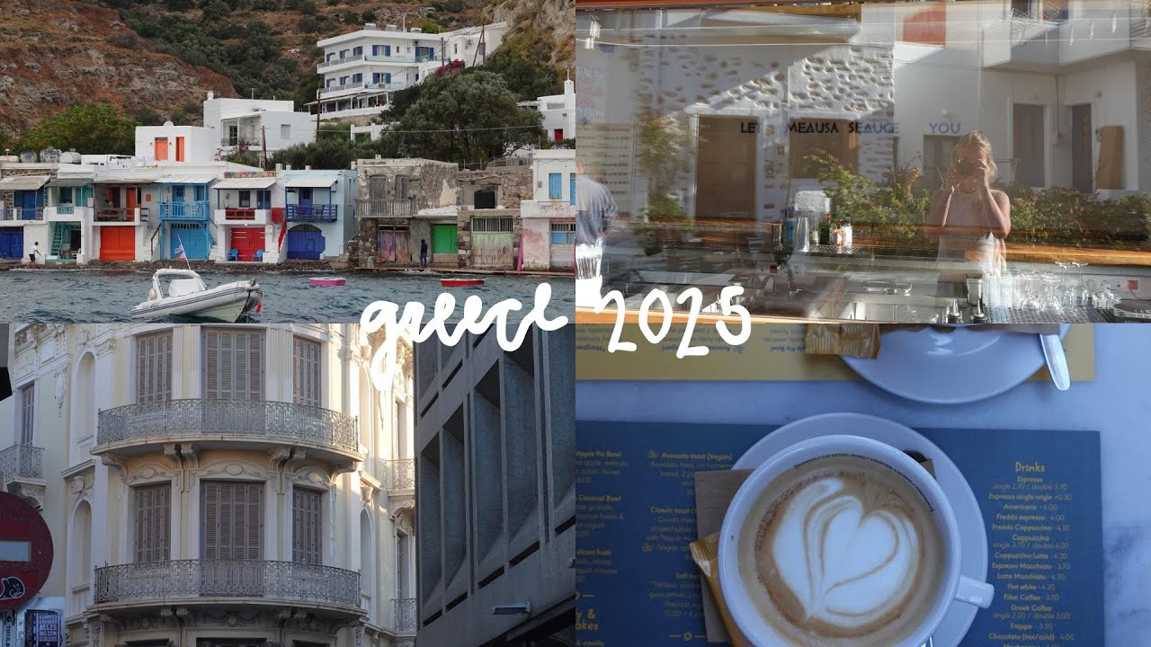 9 DAYS IN GREECE | PAROS, MILOS AND ATHENS TRAVEL VLOG