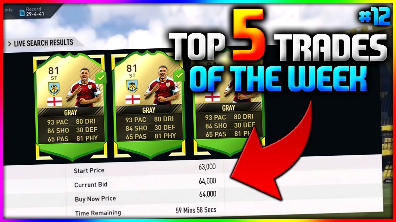 FIFA 17 | ALL INFORM SNIPES - FIFA 17 BEST TRADES OF THE WEEK (TOP 5 TRADES OF THE WEEK #12)