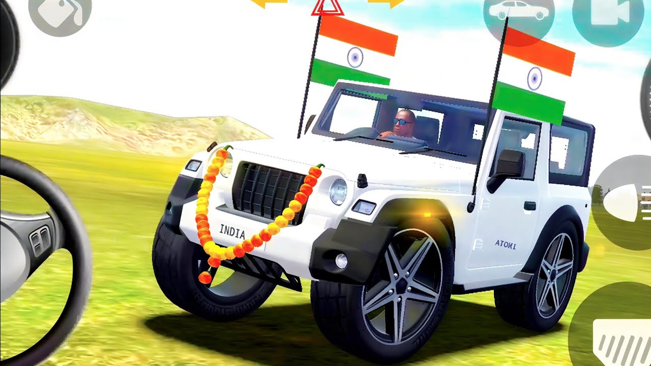 Dollar (song) New Car Simulator 3d Mahindra White Thar Driving - Indian Cars Simulator 2025 