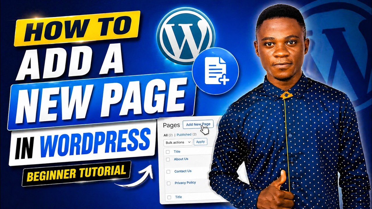 How to Add a New Page in WordPress – Beginner Tutorial