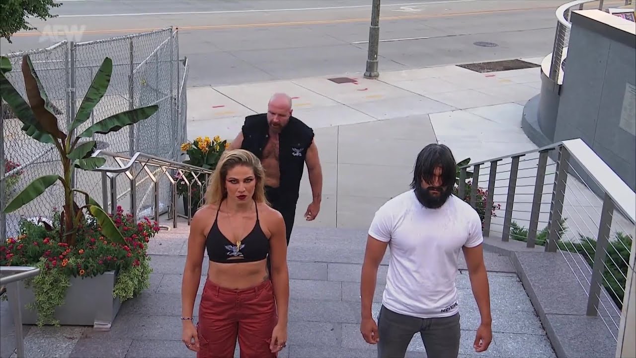 Jon Moxley, Wheeler Yuta, Marina Shafir (The Death Riders) Entrance - AEW Dynamite, August 13, 2025