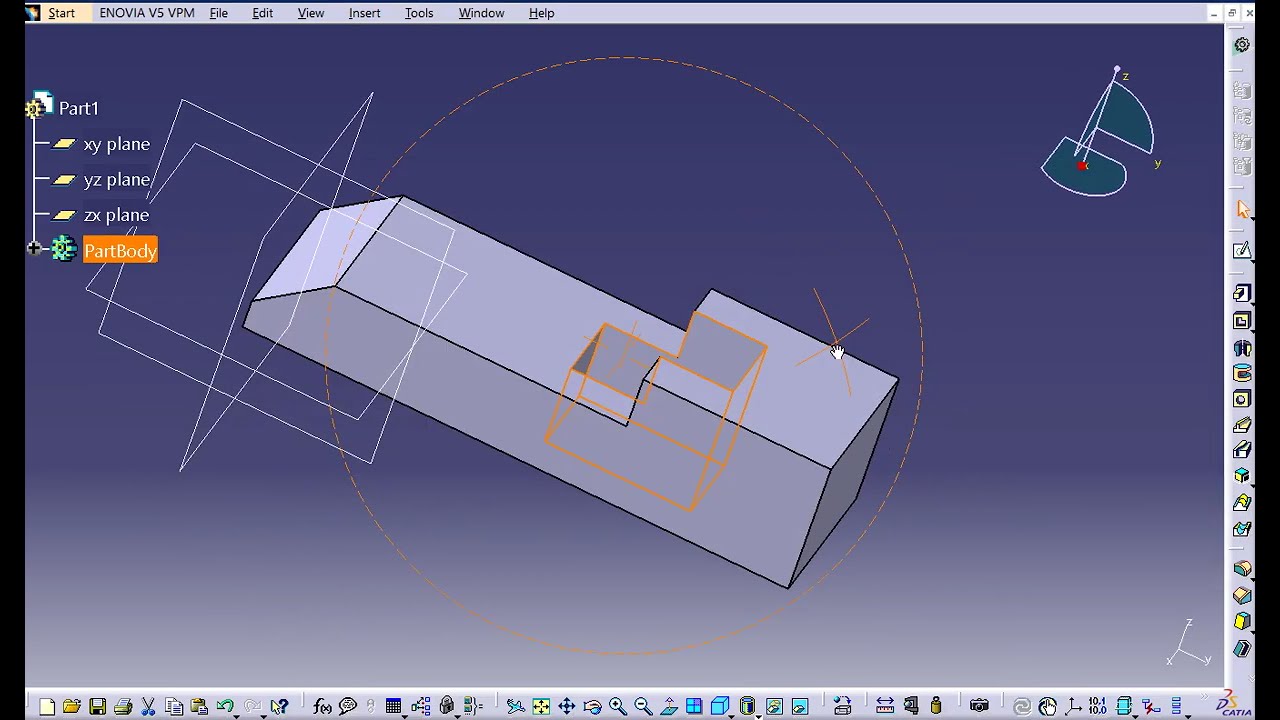 CATIA V5 for Beginners: Profile Sketching, Pad & Pocket - 7