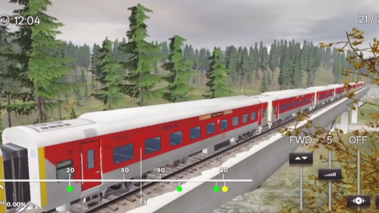 Indian railways | Indian train simulator | Trainz sim India | Rajdhani express #indian #rajdhani 