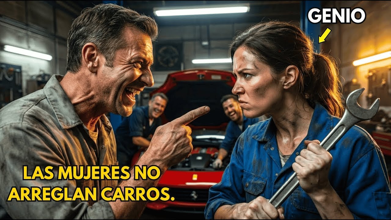 LAS MUJERES NO ARREGLAN CARROS_ se rió el jefe. Ella reparó lo que 6 expertos no pudieron
