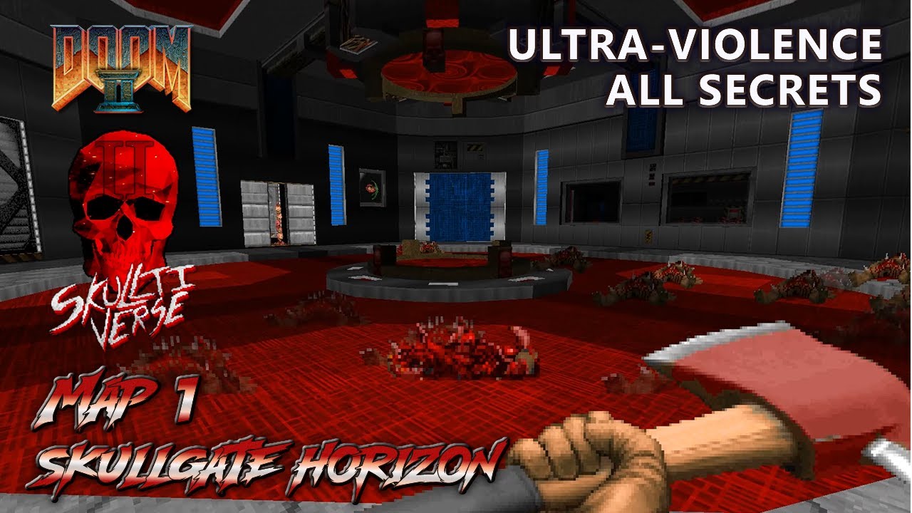Doom 2 - Skulltiverse II - Map 1 - Ultra-Violence - All Secrets