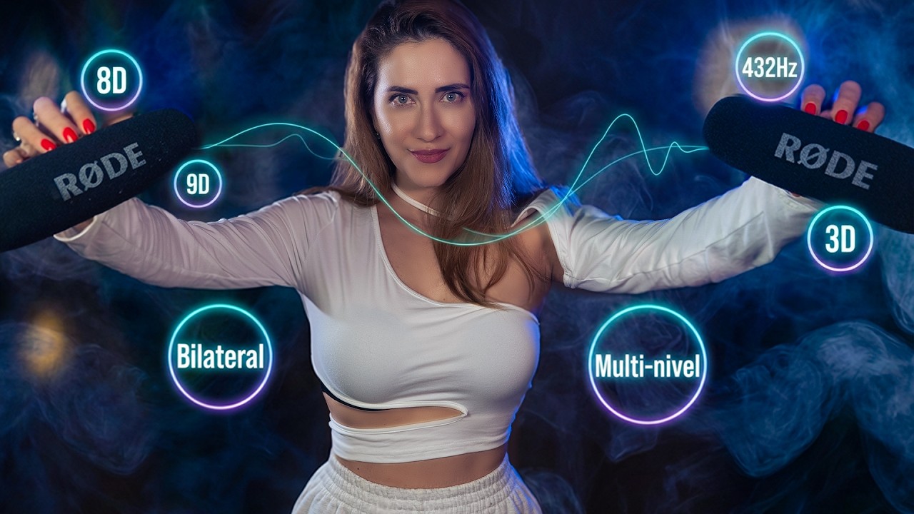 ASMR 432 hz, 3D,  MULTINIVEL, 8D, 9D Y BILATERAL! Tu Eliges | Asmr español | Asmr with Sasha