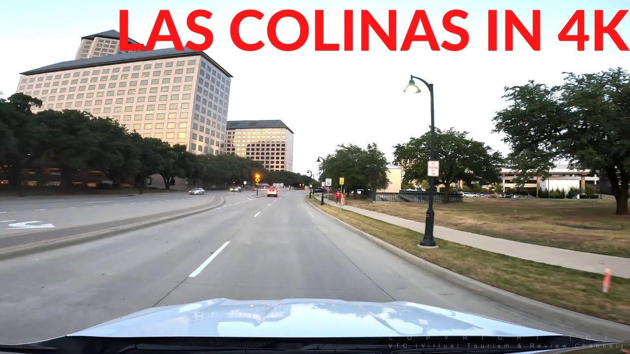 [4K] Las Colinas, Irving, Texas - Sunset Drive #Las Colinas #DFW #Texas #4K