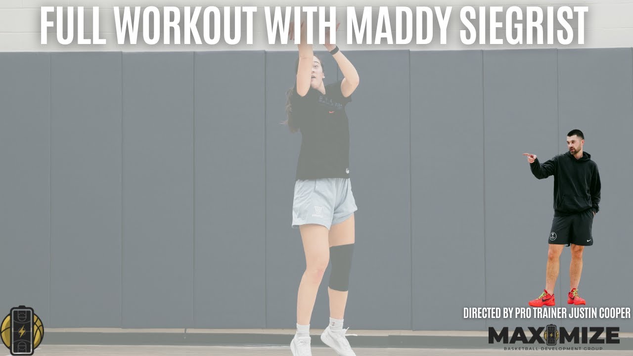 Off-Season Workout with Maddy Siegrist preparing for 2024 WNBA Season!