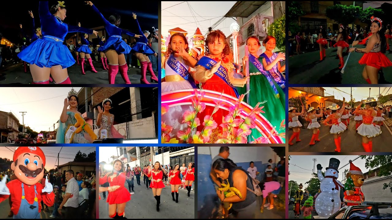 Desfile de Fiestas en San Vicente, El Salvador