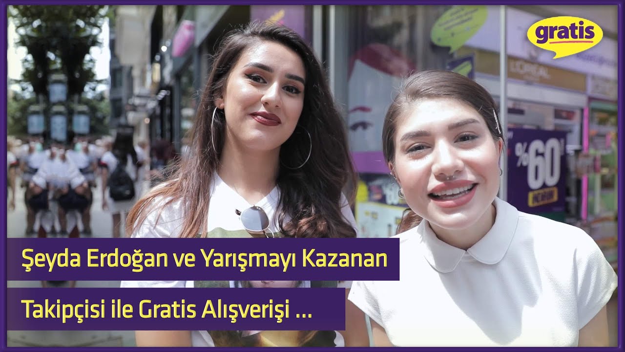 Şeyda Erdoğan ve Yarışmayı Kazanan Takipçisi ile Gratis Alışverişi