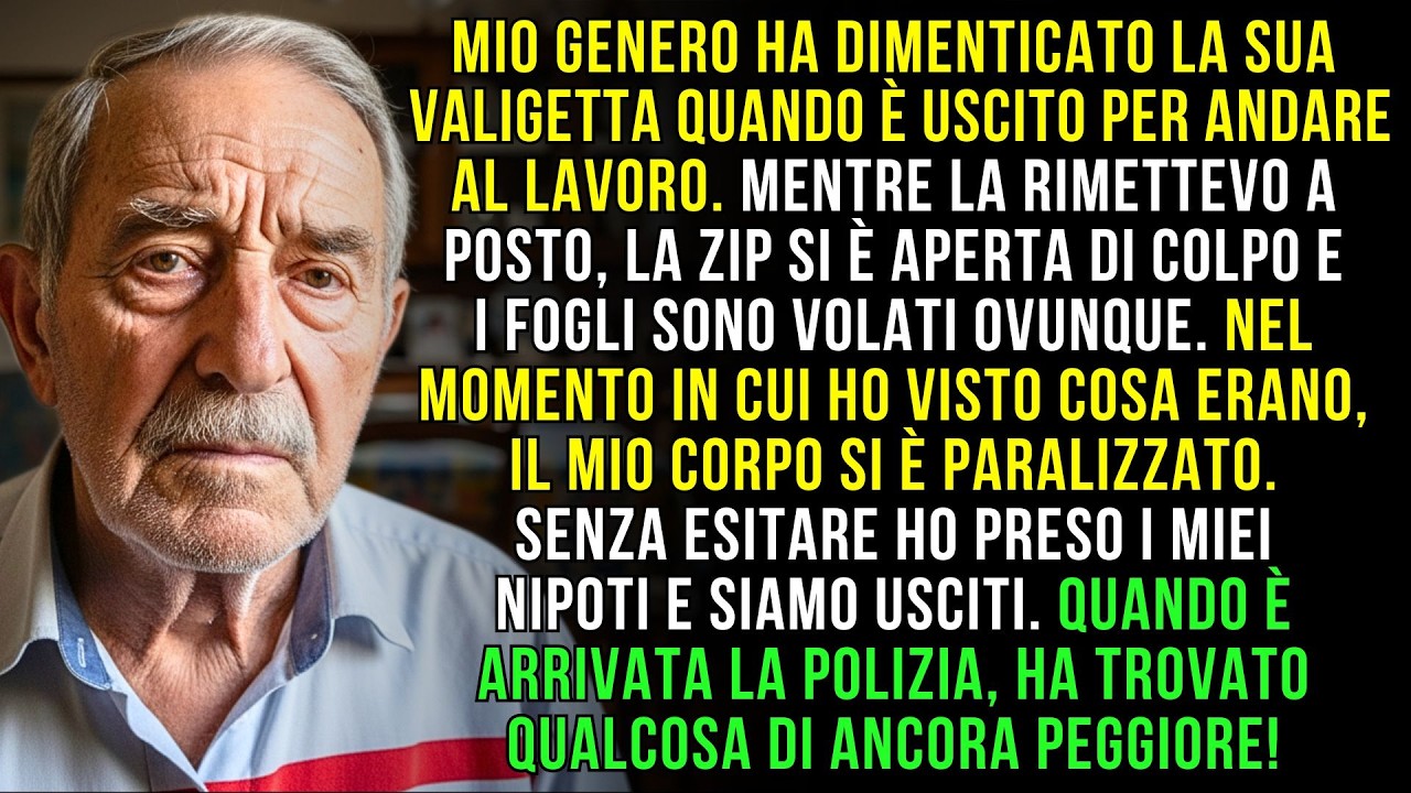 Mio genero ha dimenticato la valigetta. Ciò che è caduto ha terrorizzato: poi la polizia ha trovato…