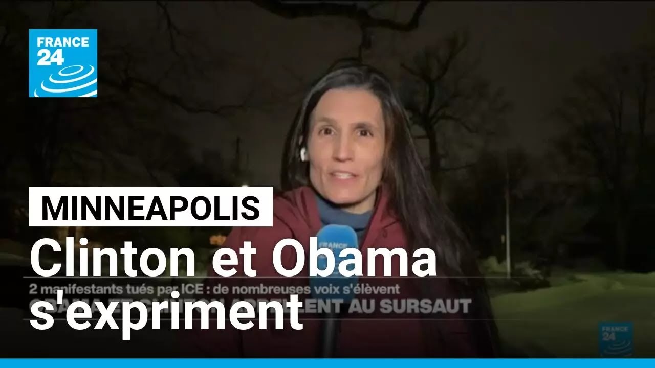Minneapolis : Clinton et Obama appellent au sursaut • FRANCE 24