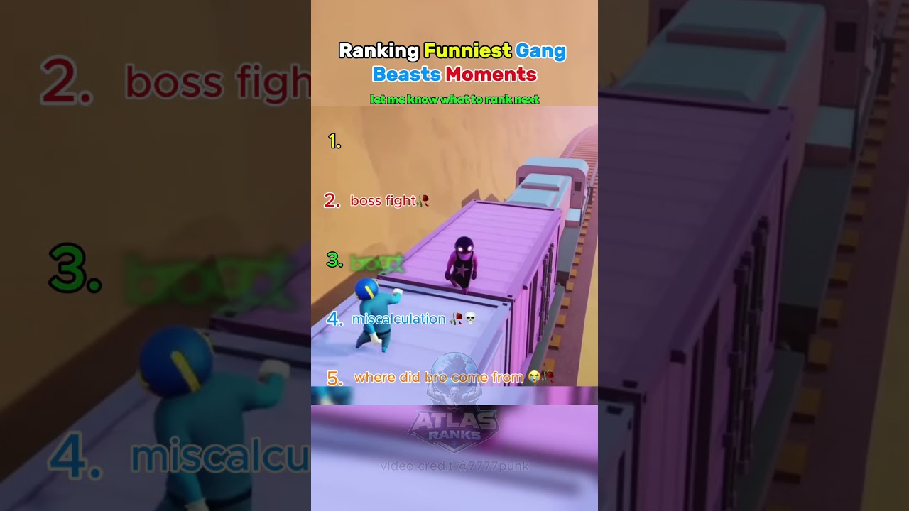 Ranking The Funniest Gang Beasts Moments 😂