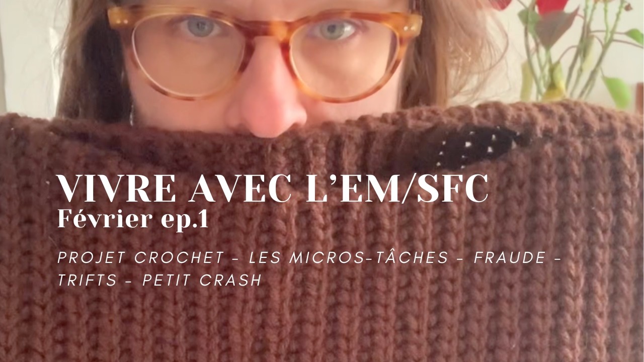 Crochet, Micro Tâches, Fraude, démarches pour invalidité temporaire; Vivre avec l'EM: Fevrier Ep.1