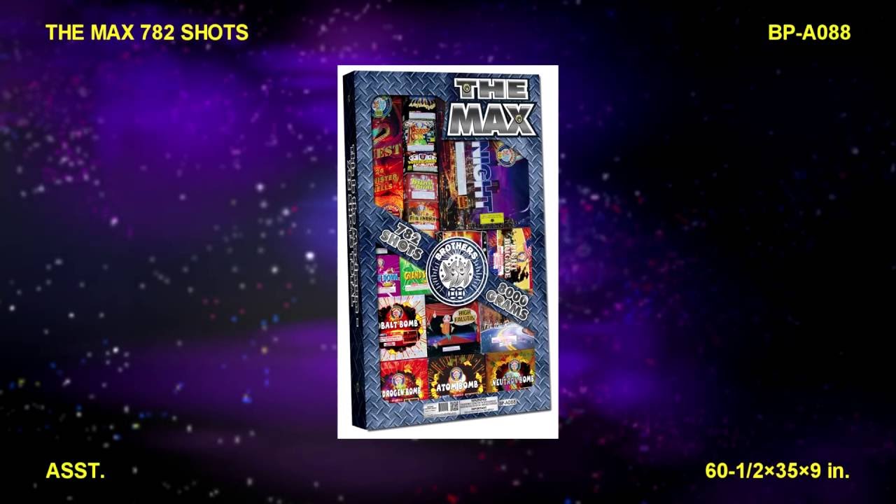 The Max 782 Shots - Brothers - Huge Assortment BPA088 New for 2017