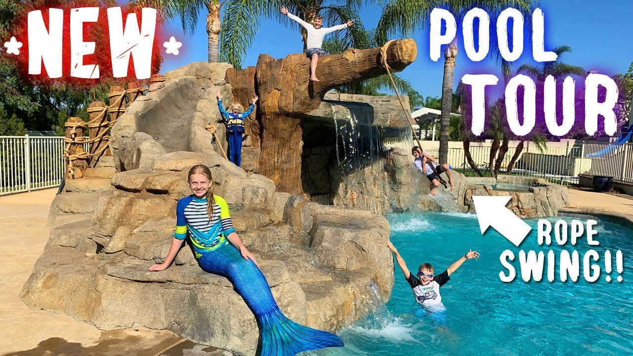 NEW BACKYARD POOL REVEAL!!