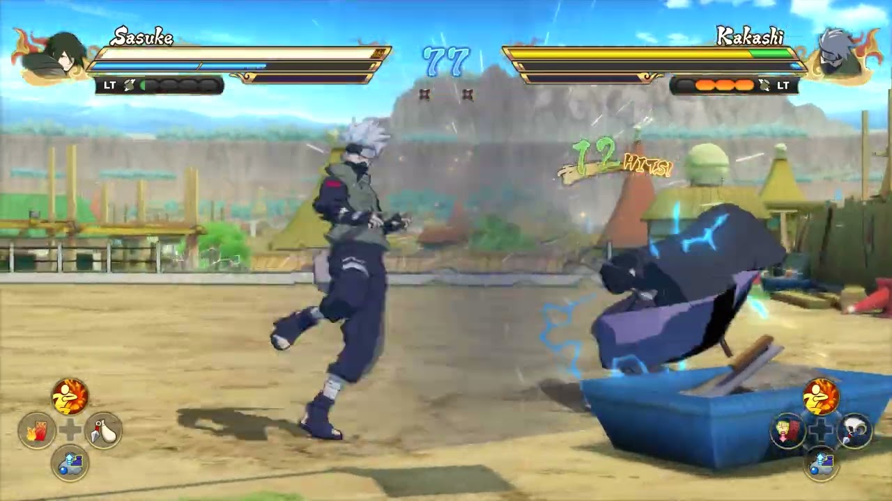 Sasuke (Boruto) vs Kakashi (Double Sharingan) - Naruto X Boruto Ultimate Ninja Storm Connections