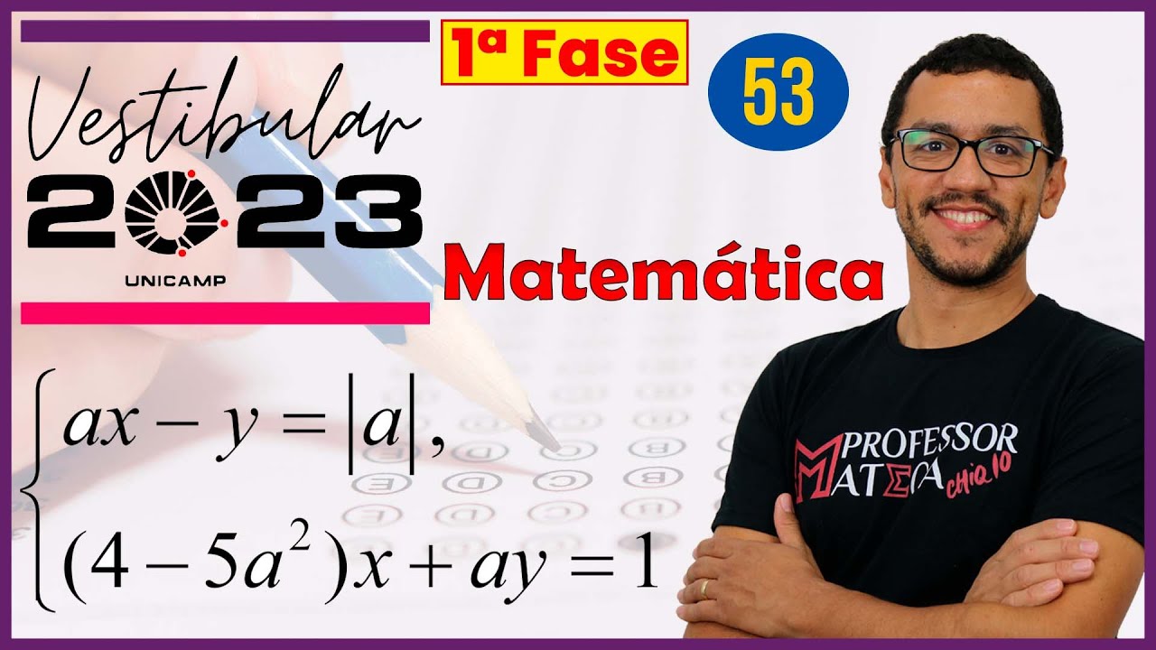 Unicamp 2023 | Questão 53 | Primeira Fase Matemática | Sistema com Infinitas Soluções