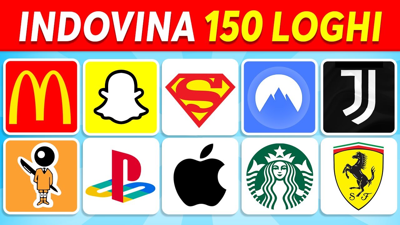 Indovina il Logo in 3 Secondi | 150 Loghi Famosi | Quiz sui Loghi 2024