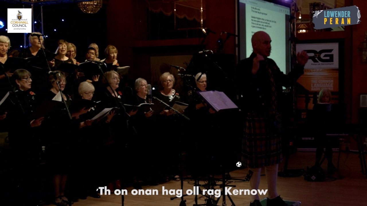 Bro Goth Agan Tasow: Cornish National Anthem with St Ives Community Choir at Lowender Peran