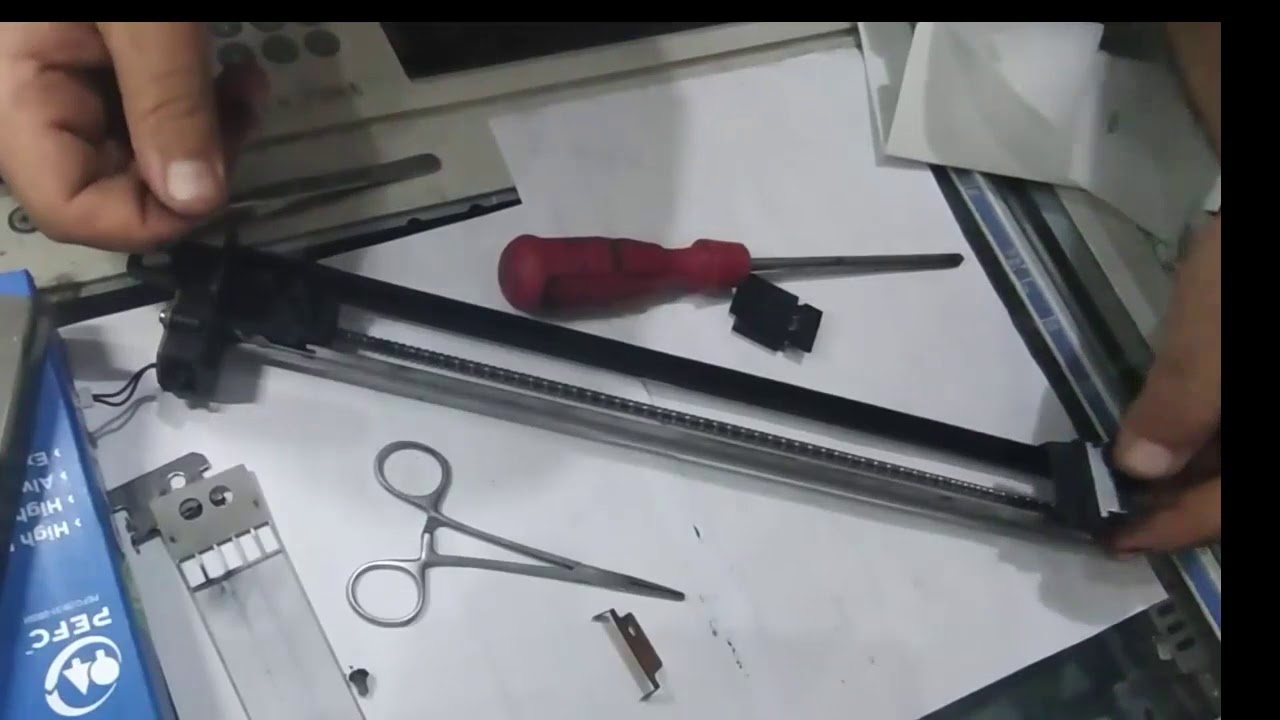 SC 300 error ricoh and  change corona wire and grid تغيير واير كرونا ريكو